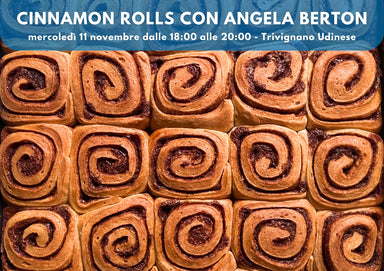 Cinnamon Rolls con Angela Berton - Incontro in presenza dimostrativo